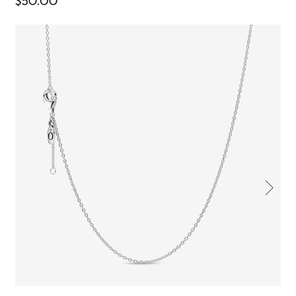 PANDORA Family Tree Dangle Charm on Small O-Pendant and Classic Cable Chain - Picture 6 of 7